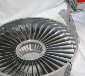 RAF Nimrod Jet engine fan coffee table large blade0